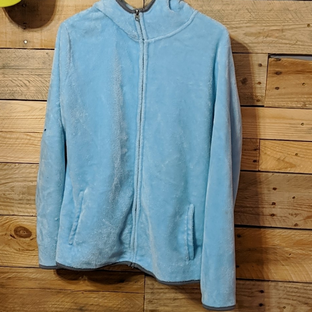 A zip up jacket